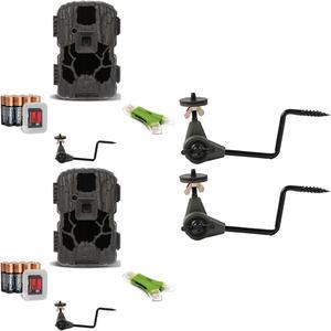Stealth Cam PXV26 26MP Camera with Trail Camera Holder (2-Pack)