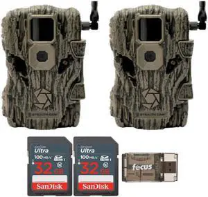 Stealth Cam Fusion X 26MP Trail Camera (AT&T, 2-Pack) Bundle