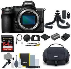 Nikon Z5 Mirrorless Camera with 64GB and Accessory Bundle