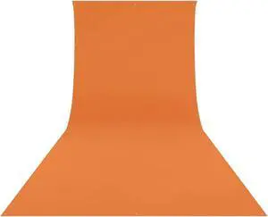 Westcott Wrinkle-Resistant Backdrop (Tiger Orange, 9 x 10 Feet)