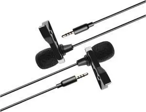 Knox Gear Omnidirectional Condenser Lavalier Microphone (Multi-Pack)