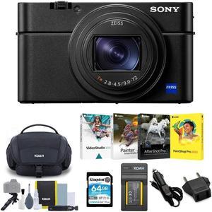 Sony RX100 VII Cybershot Digital Camera with Software Suite  Accessory Bundle