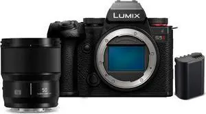Panasonic LUMIX S5II 24.2MP Full Frame Mirrorless Camera w/Lens Bundle