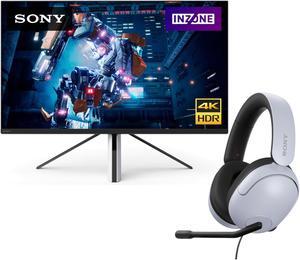 Sony 27-Inch INZONE M9 4K HDR 144Hz Gaming Monitor (SDM-U27M90) with Headset