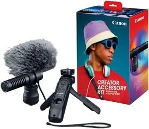 Canon Creator Lightweight Accessory Kit for Crisp Audio, Shake Free Videos