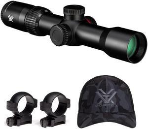 Vortex Crossfire II 2-7x32 Crossbow Scope with 30mm Rings 2-Piece Set and Hat