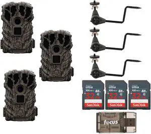 Stealth Cam Browtine 14MP Camera (3-Pack) Bundle