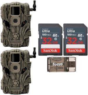 Stealth Cam Fusion X 26MP Trail Camera (Verizon, 2-Pack) Bundle