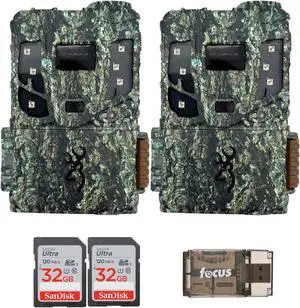 Browning 2PK Pro Scout Max Extreme HD Trail Camera w/32GB M/Card & Reader