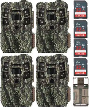 Browning Command Ops Elite 22 Trail Camera w/32 GB Memory Card Bundle (4-Pack)