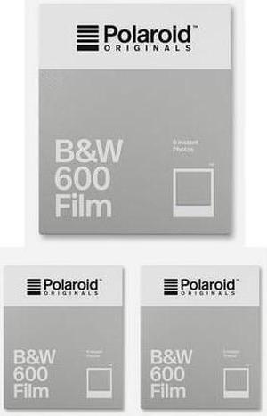 Polaroid Originals B&W 600 Instant Camera Film (8 Exposures/Pack of 3)