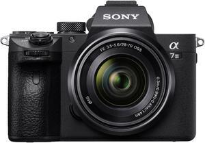 Sony a7 III Full-frame Mirrorless Interchangeable-Lens Camera with 28-70mm Lens Optical with 3-Inch LCD, Black (ILCE7M3K/B)