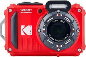 Kodak Pixpro WPZ2 Waterproof Shockproof 16MP 4x 2.7-Inch LCD Camera (Red)