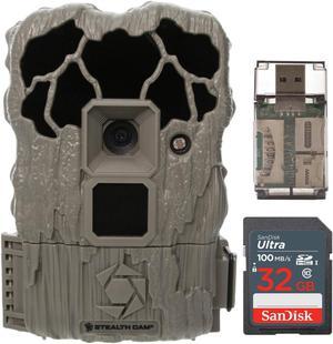 Stealth Cam Veil 22MP Trail Camera with 32GB Memory Card and Card Reader