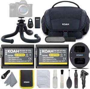 Koah PRO Accessory Kit for Sony Alpha a6000/ a6100/ a6400 Mirrorless Camera