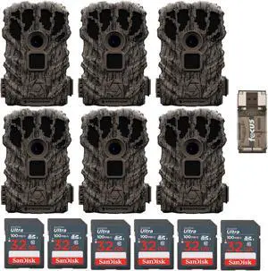 Stealth Cam Browtine 14MP Camera (6-Pack) Bundle