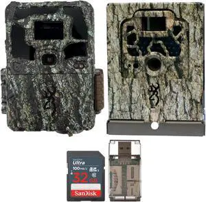 Browning Dark Ops Pro X Trail Camera w/Memory Card, Security Box Bundle