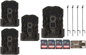Stealth Cam Browtine 14MP Camera with Trail Camera Bundle (4-Pack)