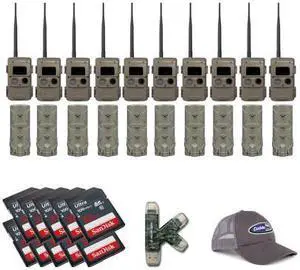 Cuddeback CuddeLink IR LED Camera (LL-2A) with PW-001 and Card (10-Pack)