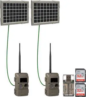 Cuddeback Cuddelink Wireless IR Camera with Super Solar Power Bank (2-Pack)