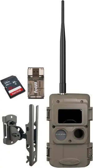 Cuddeback CuddeLink Wireless Trail Camera with Mount, and Memory Card Bundle