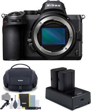 Nikon Z 5 FX-format Mirrorless Camera Body Bundle with Batteries and Accessories