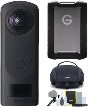 Ricoh THETA Z1 360 Camera with 5 TB Portable Hard Drive and Accessory Kit