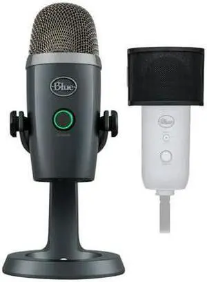 Blue Microphones Yeti Nano Premium USB Mic (Shadow Grey) Podcaster's Bundle