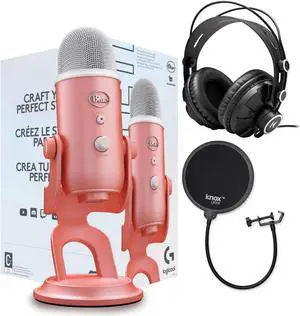 Blue Microphones Yeti USB Microphone Aurora Collection (Pink Dawn) Bundle