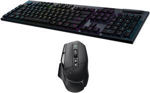 Logitech G502 X Corded Gaming Mouse Black  G G915 LIGHTSPEED Wireless RGB Mechanical Gaming Keyboard GL Tactile