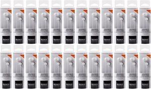 Sony MDR-EX15LP Color EX Series In-Ear Earbud Headphones (White) Lot of 24