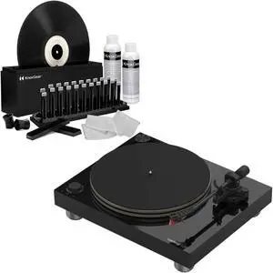 Reloop Turn 7 Premium HiFi Belt Drive USB Turntable System (Black) Bundle