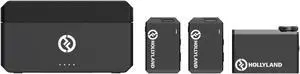Hollyland LARK MAX Duo 2-Person Wireless Microphone System with ENC tech (Black)