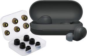 Sony WF-C700N Truly ANC Bluetooth Earbuds with Mic (Black) with Earbuds tips
