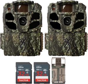 Browning Dark Ops Full HD Extreme Trail Camera with 32GB SD Card Bundle (2-Pack)