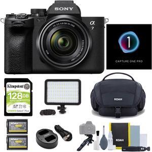 Sony Alpha a7IV Mirrorless Digital Camera with 2870mm with Led Panel Bundle