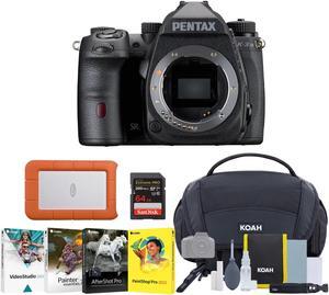 Pentax K-3 Mark III Monochrome Camera Body (Black) Hard Drive Bundle with Memory Card and Accessory Bundle
