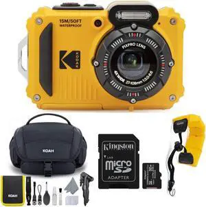 Kodak PIXPRO WPZ2 Rugged Waterproof 16MP Digital Camera with Accessory Bundle