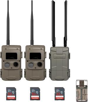 Cuddeback CuddeLink Wireless, 3rd Gen (2-pack) Bundle with Home Camera Starter Kit