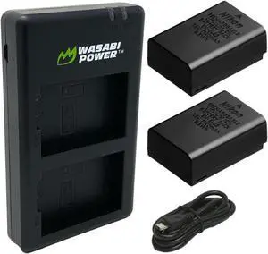 Nikon EN-EL25 Rechargeable Lithium-Ion Battery 2-Pack with Wasabi Dual Charger