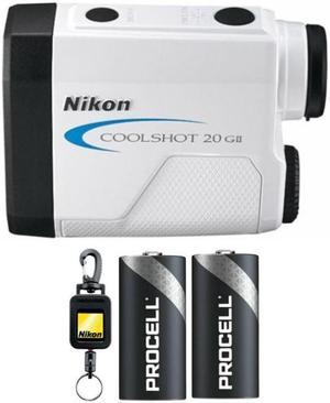 Nikon COOLSHOT 20 GII Golf Laser Rangefinder with Rangefinder Tether Bundle
