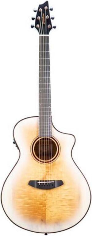 Breedlove Pursuit Exotic S 6-String Acoustic Electric Guitar (White Sand)