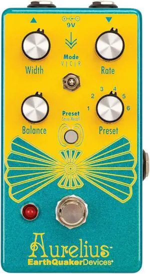 Earthquaker Devices Aurelius Tri-Voice Chorus Flexi-Switch 9-Volt Guitar Pedal