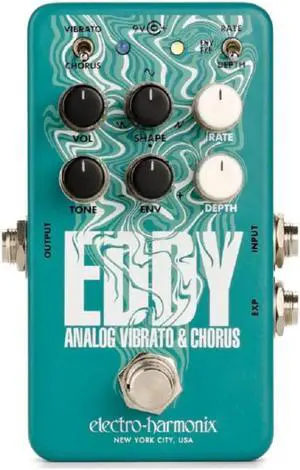 Electro-Harmonix Eddy Vibrato/Chorus Guitar Effects Pedal