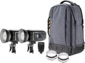 Westcott FJ400 Strobe 2-Light Backpack Kit with FJ-X3S Wireless Trigger for Sony