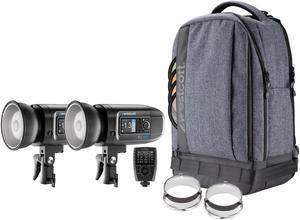 Westcott FJ400 Strobe 2-Light Backpack Kit and FJ-X3M Universal Wireless Trigger