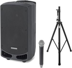 Samson Expedition XP310w Portable PA-10 Speaker with Handheld System Bundle