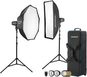 Westcott FJ400 Strobe 2-Light Location Kit with FJ-X3 S Wireless Trigger