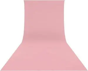 Westcott Wrinkle-Resistant Backdrop (Blush Pink, 9 x 20 Feet)