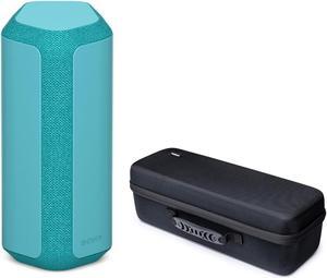 Sony SRS-XE300 X-Series Wireless Portable Bluetooth Speaker (Blue) with Case